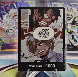 They Believe in Me!! DON!! Card -Fist of Divine Speed Holo One Piece NM/M - Image 1
