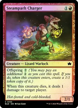 MTG-Steampath Charger Bloomburrow(NM-FOIL)#153 - Image 1