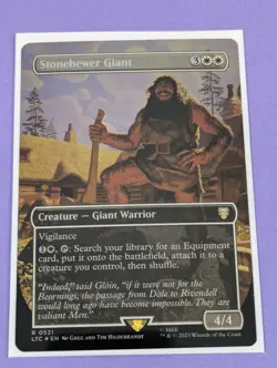 MTG: The Lord of the Rings: Stonehewer Giant Borderless Foil #0521 Rare - NM - Image 1