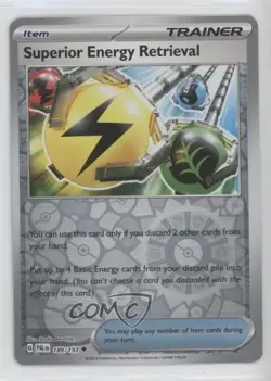 Superior Energy Retrieval German Reverse Foil Pokemon SV02: Paldea Evolved b1g - Image 1
