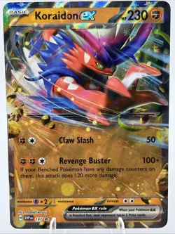 Koraidon ex 197 SVP Pokemon TCG Scarlet Violet Promo - Image 1