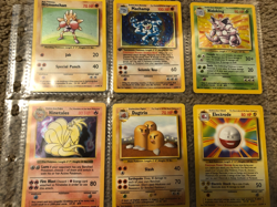 vintage Pokemon Base set 102 85 cards including 4 foil NM - Image 4