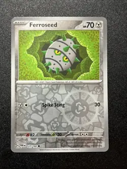 Ferroseed - 127/182 - Reverse Holo - Paradox Rift - Pokemon TCG NM - Image 1