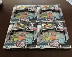 Pokemon Black Bolt And White Flare Unova Poster Collection - LOT OF 4! - Image 1