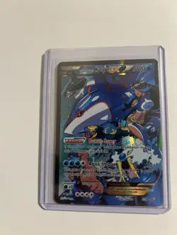Pokemon Team Aquas Kyogre EX Full Art Ultra Rare Card 6/34 Double Crisis Lp - Image 1