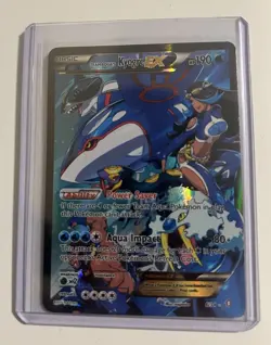 Pokemon Team Aquas Kyogre EX Full Art Ultra Rare Card 6/34 Double Crisis Lp - Image 2