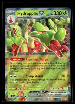 2024 Scarlet & Violet Stellar Crown Hydrapple ex #014 Double Rare Holo Pokemon - Image 1