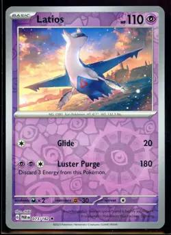 2023 Scarlet & Violet Series - Paradox Rift Latios #73 Reverse Holo Rare Pokemon - Image 1