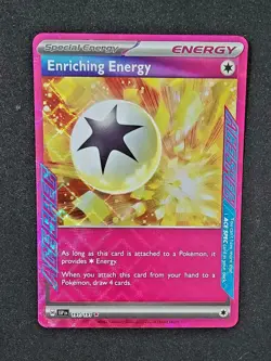 ENRICHING ENERGY 2024 Pokemon Scarlet and Violet Surging Sparks ACE R #191/191 - Image 1