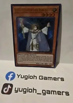 YUGIOH LYLA LIGHTSWORN SORCERESS BLLR ULTRA LIGHT PLAYED 1ST EDITION - Image 1