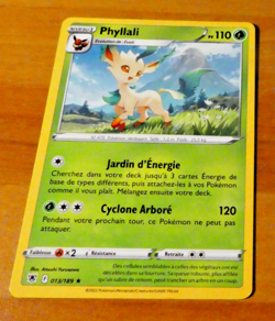 POKEMON CARD GAME CARTE RARE PHYLLALI 013/189 EB10 EB10 FR JCC NM 2022 - Image 1
