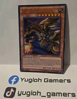 YUGIOH LORD GAIA THE FIERCE KNIGHT ULTRA MVP1 LIGHT PLAYED UNLIMITED - Image 1