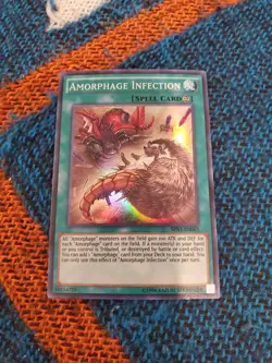Amorphage Infection - Yugioh Shining Victories Unlimited Super Rare - SHVI-EN063 - Image 1