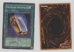 The Second Sarcophagus Unlimited YuGiOh Ancient Sanctuary #AST-100 2004 0w8 - Image 3