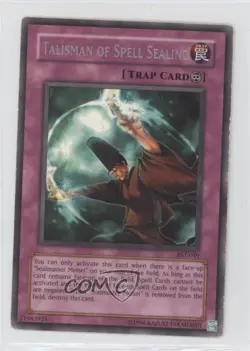 Talisman of Spell Sealing Unlimited YuGiOh Ancient Sanctuary #AST-049 2004 nh3 - Image 1