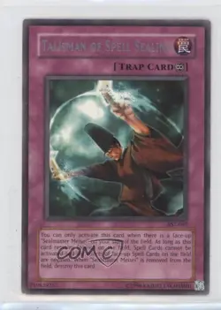 Talisman of Spell Sealing Unlimited YuGiOh Ancient Sanctuary #AST-049 2004 0xr2 - Image 1