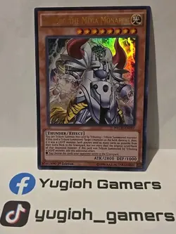 YUGIOH ZABORG THE MEGA MONARCH NECH 1ST EDITION ULTRA LIGHT PLAYED - Image 1