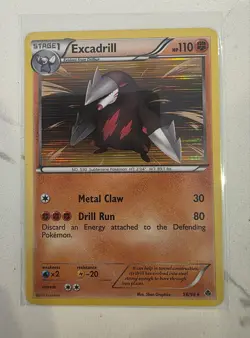 Pokemon 2011 Excadrill Emerging Powers Holo 56/98 Card - LP/NM - Image 1
