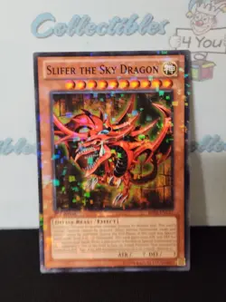 Yu-Gi-Oh 1996 Slifer The Sky Dragon 1st Edition Mosaic Rare Holo Trading Card - Image 4