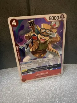 One Piece Card Game Lindbergh OP05-017 Rare English Edition - Image 1