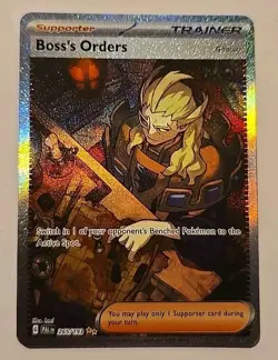 Pokemon Card Boss's Orders 265/193 Secret Rare Scarlet Violet Paldea Evolved LP - Image 1