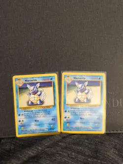 Pokemon TCG Wartortle Base Set, Unlimited Uncommon Card 42/102 - Image 1