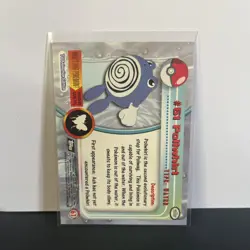 Pokemon Card Poliwhirl #61 TOPPS Series 1 Black Logo Non-Holo-NM! - Image 2