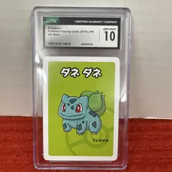 CGC 10 Bulbasaur Old Maid 2019 Japanese Pokemon Card - Image 1