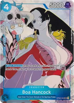 Boa Hancock Gift Collection 2023 OP02-059 Alt Art Holo Foil Rare One Piece Card - Image 1