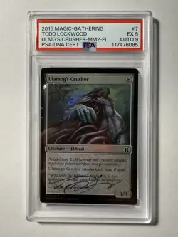 Ulamog's Crusher Modern Masters 2 FL (PSA 5 EX Card) (PSA 9 Auto) - Image 1