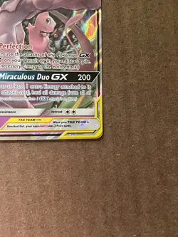 Mewtwo & Mew GX 71/236 Tag Team Ultra Rare Unified Minds Pokemon Card NM - Image 5