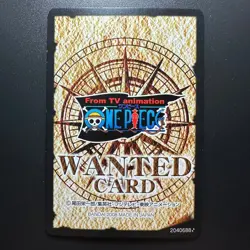S1210 Roronoa Zoro Holo OW/002 Japanese One Piece WANTED Card Vintage - Image 2