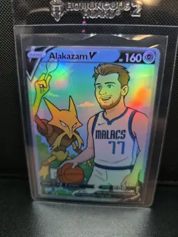 CUSTOMmade madeTOorder full art holo pokemon card PTL702 Alakazam Luka - Image 1