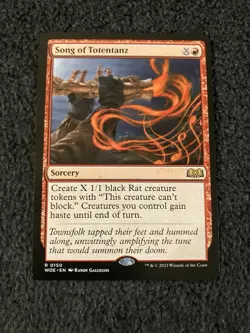Magic The Gathering MTG - Song of Totentanz - WOE - Image 1