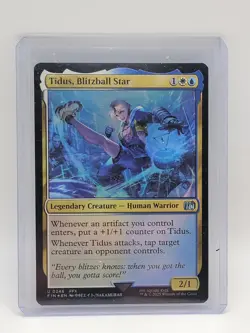 Tidus, Blitzball Star -MTG Final Fantasy (FIN) Near Mint FOIL - Image 1