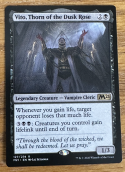 MTG Core Set 21, Vito, Thorn of the Dusk Rose - Image 1