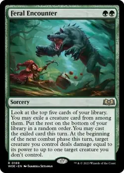 Feral Encounter - 169 / English / Near Mint MTG - Image 1