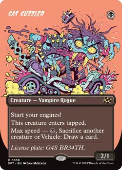 Gas Guzzler (Borderless) - 338 / English / Near Mint MTG - Image 1