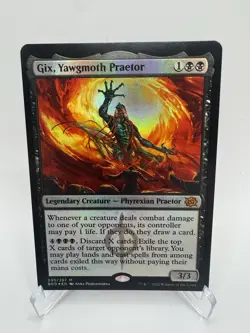 MTG Gix, Yawgmoth Praetor - Foil, NM-Mint, English The Brothers' War - Image 1