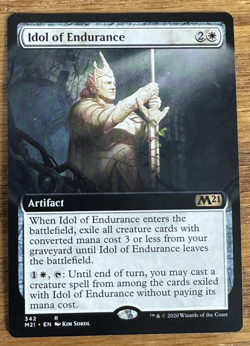 MTG Core Set 21, Idol of Endurance - Borderless - Image 1