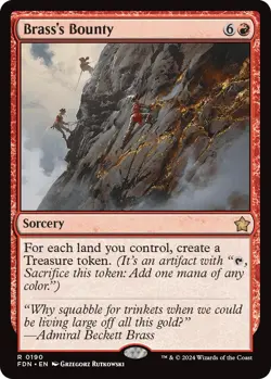 Foil - Brass's Bounty - 190 / NM / English MTG - Image 1