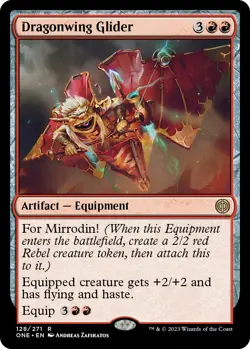 Foil - Dragonwing Glider - 128 / NM / English MTG - Image 1