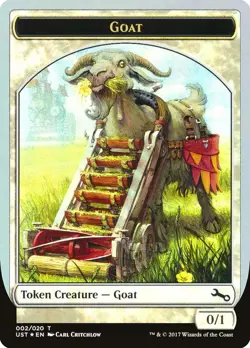 Foil - Goat Token - 2 / NM / English MTG - Image 1