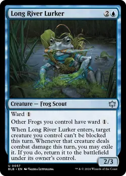 Foil - Long River Lurker - 57 / NM / English MTG - Image 1