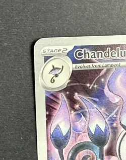 Pokemon TCG SV: White Flare (IR) Illustration Rare Chandelure 103/086 English - Image 3