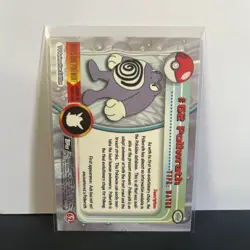 Poliwrath Pokemon #62 Topps TV Animation Edition 2000 Black Logo - Image 2