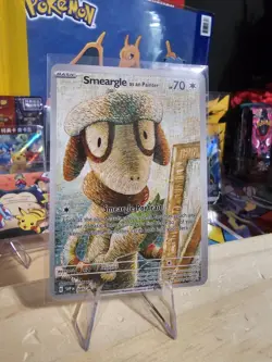 Van Gogh Smeargle - Classic Pokemon Fan Art Custom - Non TCG (LP) - Image 3