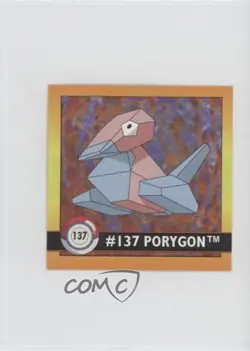 Porygon Artbox Pokemon Stickers Series 1 #137 1999 12gr - Image 1