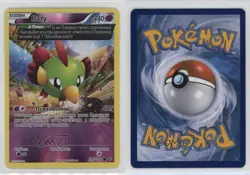Natu Russian Reverse Foil Pokemon XY Roaring Skies #28 09qj - Image 3