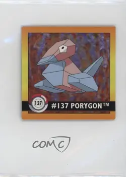 Porygon Artbox Pokemon Stickers Series 1 #137 1999 1f5 - Image 1